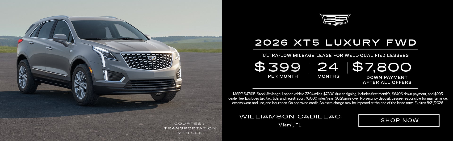 2026 XT5 LUXURY FWD
